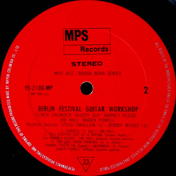 Various - Berlin Festival Guitar Workshop (Vinyl, LP, Album, Stereo)