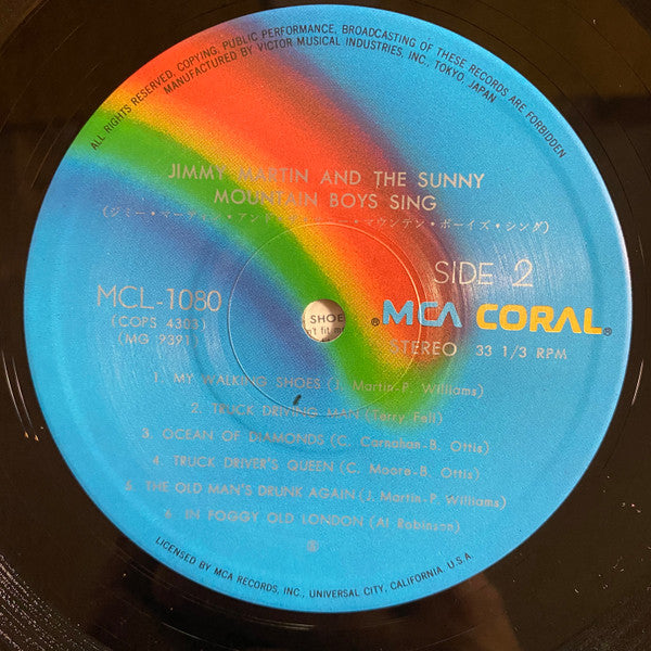 Jimmy Martin - Sing Widow Maker (Vinyl, LP, Album, Mono) Good Plus (G+) / Very Good (VG)