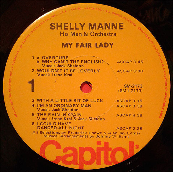 Shelly Manne - My Fair Lady (Vinyl, LP, Album, Reissue) Very Good (VG) / Very Good (VG)