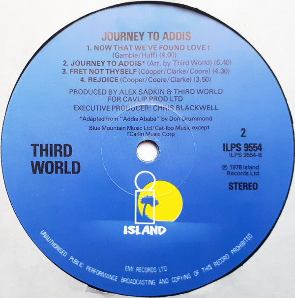 Third World - Journey To Addis (Vinyl, LP, Album) Very Good (VG) / Very Good Plus (VG+)