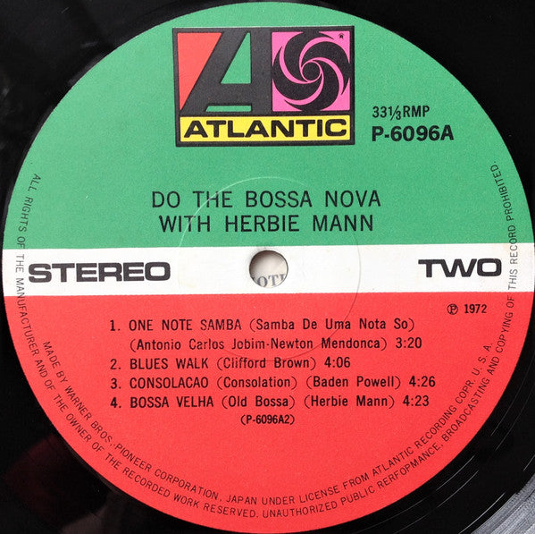 Herbie Mann - Do The Bossa Nova = ボサ・ノバ (Vinyl, LP, Album, Reissue, Stereo) Very Good Plus (VG+) / Very Good (VG)
