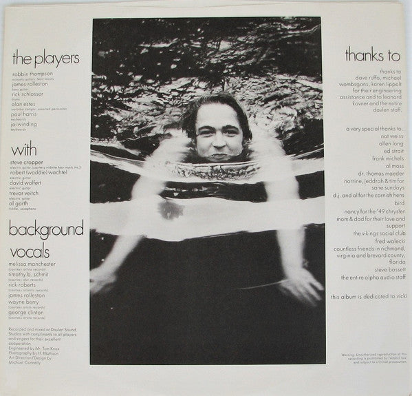 Robbin Thompson - Robbin Thompson (Vinyl, LP, Album) Very Good Plus (VG+) / Very Good Plus (VG+)