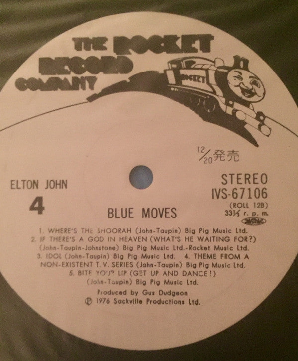 Elton John - Blue Moves (2xVinyl, LP, Album, Promo) Very Good Plus (VG+) / Very Good Plus (VG+)