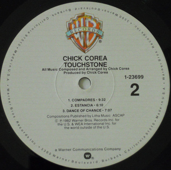 Chick Corea - Touchstone (Vinyl, LP, Album) Very Good (VG) / Very Good (VG)