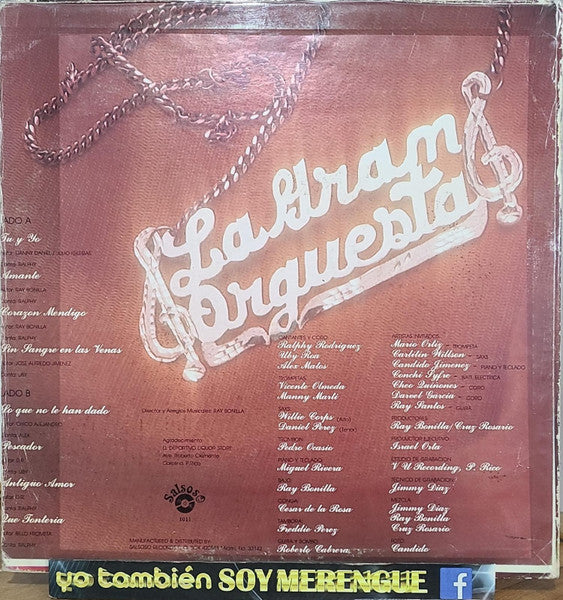 La Gran Orquesta - Borron Y Cuenta Nueva (Vinyl, LP, Album, Stereo) Very Good Plus (VG+) / Very Good Plus (VG+)