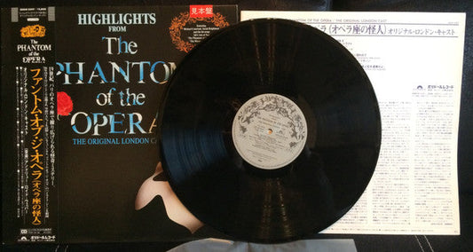 Andrew Lloyd Webber - Highlights From The Phantom Of The Opera (The Original London Cast) (Vinyl, LP, Album, Promo) Near Mint (NM or M-) / Very Good Plus (VG+)