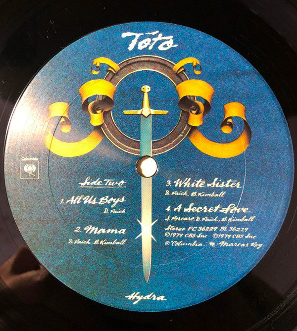 Toto - Hydra (Vinyl, LP, Album) Very Good Plus (VG+) / Very Good Plus (VG+)
