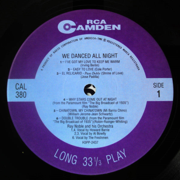 Ray Noble And His Orchestra - We Danced All Night (Vinyl, LP, Album...
