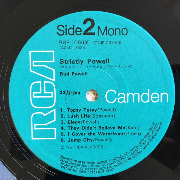 The Bud Powell Trio - Strictly Powell (Vinyl, LP, Album, Reissue, M...