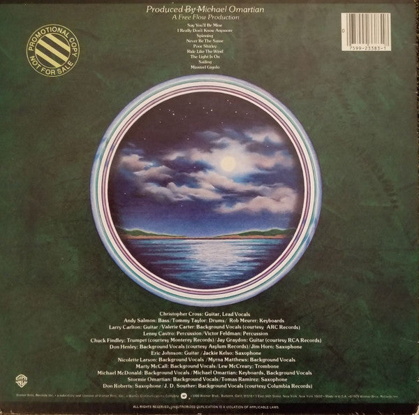 Christopher Cross - Christopher Cross (Vinyl, LP, Album) Very Good (VG) / Very Good (VG)