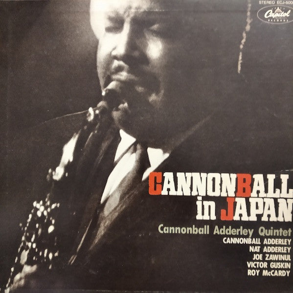 The Cannonball Adderley Quintet - Cannonball In Japan (Vinyl, LP, Album, Reissue, Stereo) Very Good Plus (VG+) / Very Good Plus (VG+)