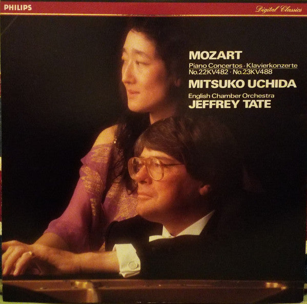 Wolfgang Amadeus Mozart - Piano Concertos No.22 KV482, No.23 KV488 (Vinyl, LP, Album, Stereo) Very Good (VG) / Very Good (VG)