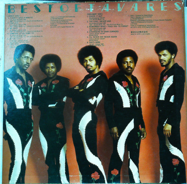 Tavares - Best Of Tavares (Vinyl, LP, Compilation, Promo) Very Good (VG) / Very Good (VG)