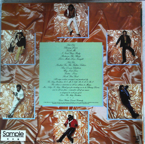 The Isley Brothers - Between The Sheets (Vinyl, LP, Album, Promo) Very Good Plus (VG+) / Very Good (VG)