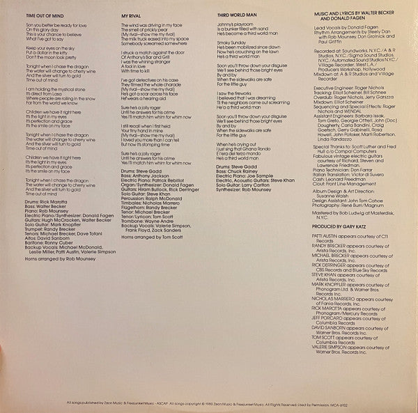 Steely Dan - Gaucho (Vinyl, LP, Album) Very Good Plus (VG+) / Very Good Plus (VG+)