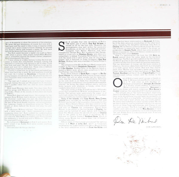 Buddy Rich - Both Sides (2xVinyl, LP, Compilation, Remastered) Near Mint (NM or M-) / Very Good (VG)