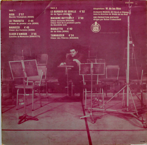 Waldo De Los Rios - Operas (Vinyl, LP) Good Plus (G+) / Good Plus (G+)