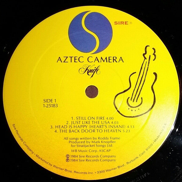 Aztec Camera - Knife (Vinyl, LP, Album, Stereo) Very Good Plus (VG+) / Good Plus (G+)