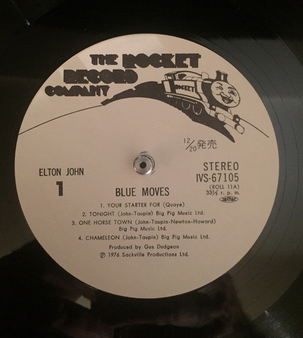 Elton John - Blue Moves (2xVinyl, LP, Album, Promo) Very Good Plus (VG+) / Very Good Plus (VG+)