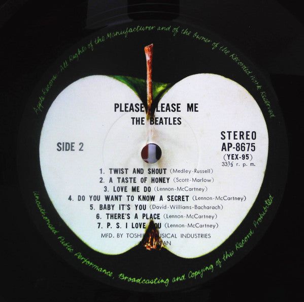 The Beatles - Please Please Me (Vinyl, LP, Album, Reissue, Stereo) Very Good (VG) / Good Plus (G+)