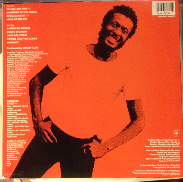 Jimmy Cliff - The Power And The Glory (Vinyl, LP, Album) Very Good Plus (VG+) / Very Good (VG)