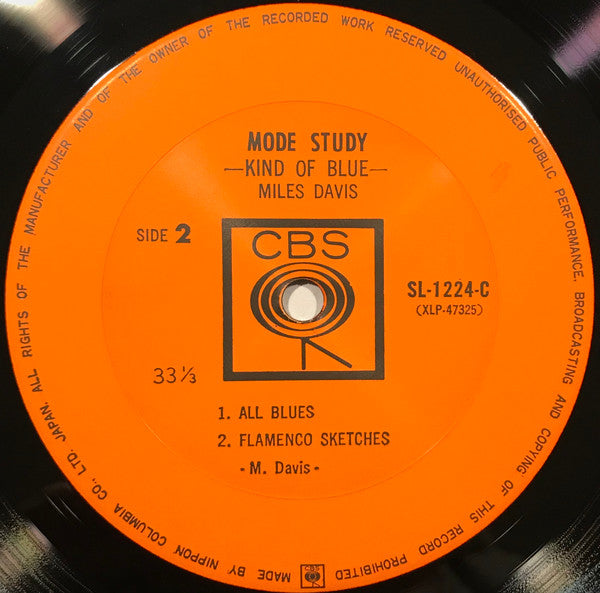 Miles Davis - Mode Study (Vinyl, LP, Compilation, Reissue, Mono)