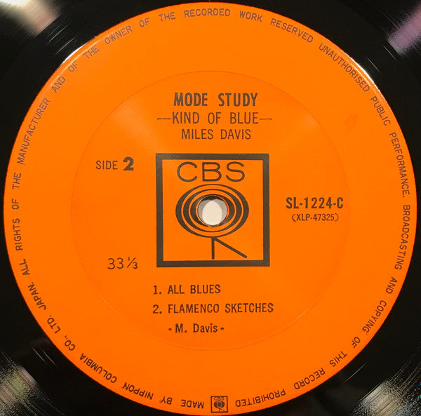 Miles Davis - Mode Study (2xVinyl, LP, Compilation, Reissue, Mono) Very Good (VG) / Very Good Plus (VG+)