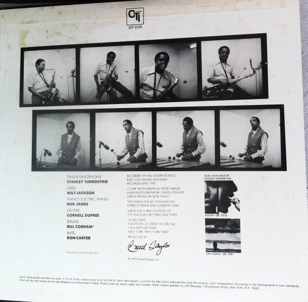 Stanley Turrentine - Cherry (Vinyl, LP, Album, Reissue) Very Good Plus (VG+) / Very Good (VG)