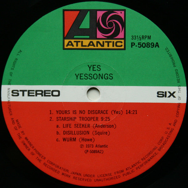 Yes - Yessongs (Vinyl, LP, Album)