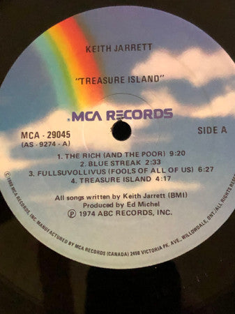 Keith Jarrett - Treasure Island (Vinyl, LP, Album, Reissue, Stereo) Very Good (VG) / Very Good Plus (VG+)