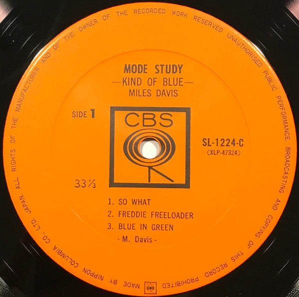 Miles Davis - Mode Study (Vinyl, LP, Compilation, Reissue, Mono)