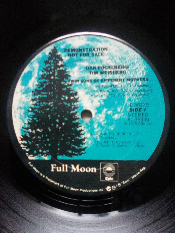 Dan Fogelberg - Twin Sons Of Different Mothers (Vinyl, LP, Album, Promo, Stereo) Good Plus (G+) / Good Plus (G+)