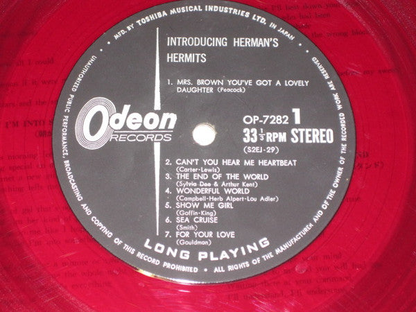 Herman's Hermits - Introducing Herman's Hermits (Vinyl, LP, Album, Stereo) Very Good (VG) / Very Good (VG)