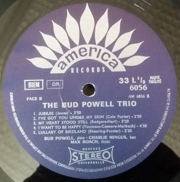 The Bud Powell Trio - The Bud Powell Trio (Vinyl, LP, Album, Reissue) Very Good Plus (VG+) / Very Good (VG)
