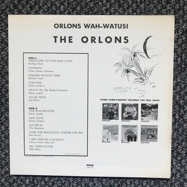 The Orlons - The Wah-Watusi (Vinyl, LP, Album, Reissue) Very Good Plus (VG+) / Very Good (VG)