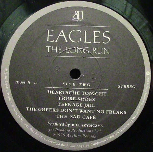 Eagles - The Long Run (Vinyl, LP, Album, Stereo) Very Good Plus (VG+) / Very Good (VG)