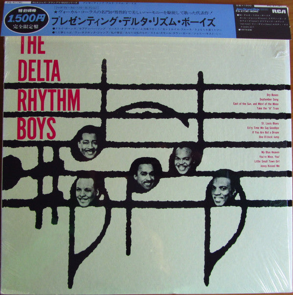 The Delta Rhythm Boys - Presenting The Delta Rhythm Boys = プレゼンティング・デルタ・リズム・ボーイズ (Vinyl, LP, Album, Limited Edition, Reissue, Mono) Very Good (VG) / Good Plus (G+)
