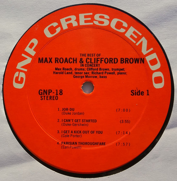 Clifford Brown And Max Roach - The Best Of Max Roach And Clifford B...
