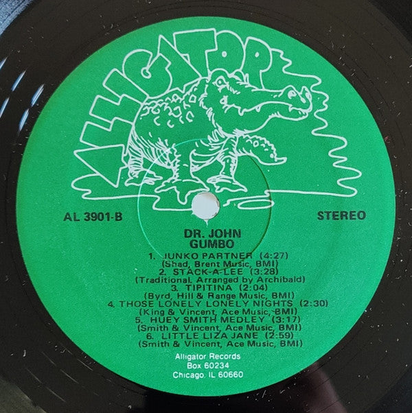 Dr. John - Dr. John's Gumbo (Vinyl, LP, Album, Reissue, Stereo) Near Mint (NM or M-) / Very Good Plus (VG+)