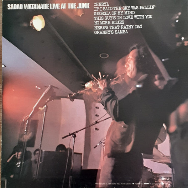 Sadao Watanabe - Live At The Junk (Vinyl, LP, Album, Reissue) Very Good Plus (VG+) / Good Plus (G+)