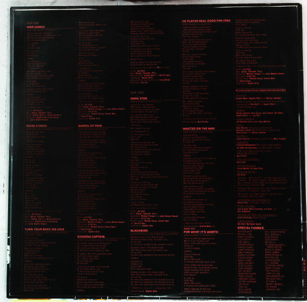 Crosby, Stills & Nash - Allies (Vinyl, LP, Album) Near Mint (NM or M-) / Very Good Plus (VG+)