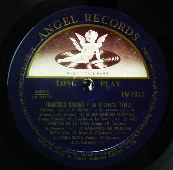 Francisco Canaro Y Su Orquesta Típica - Bodas De Oro Con El Tango (Vinyl, 10", 33 ⅓ RPM, Album) Very Good Plus (VG+) / Very Good Plus (VG+)