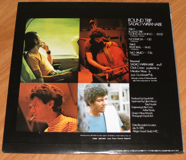 Sadao Watanabe - Round Trip (Vinyl, LP, Album, Reissue) Very Good Plus (VG+) / Very Good Plus (VG+)