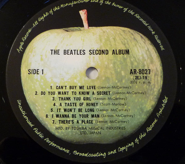 The Beatles - The Beatles' Second Album (Vinyl, LP, Album, Reissue) Very Good (VG) / Good Plus (G+)