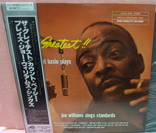 Count Basie - The Greatest! Count Basie Plays...Joe Williams Sings Standards (Vinyl, LP, Album, Reissue, Stereo) Very Good Plus (VG+) / Very Good Plus (VG+)