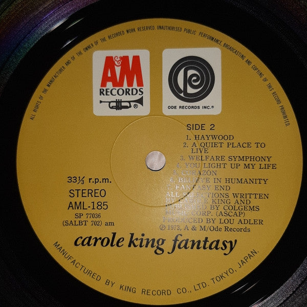 Carole King - Fantasy (Vinyl, LP, Album)