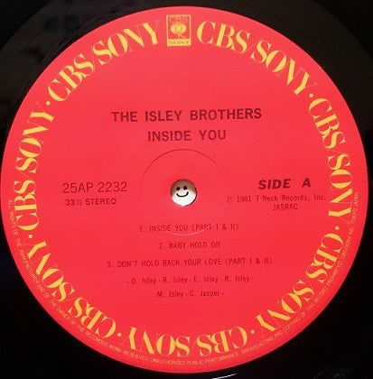 The Isley Brothers - Inside You (Vinyl, LP, Album) Very Good (VG) / Very Good (VG)