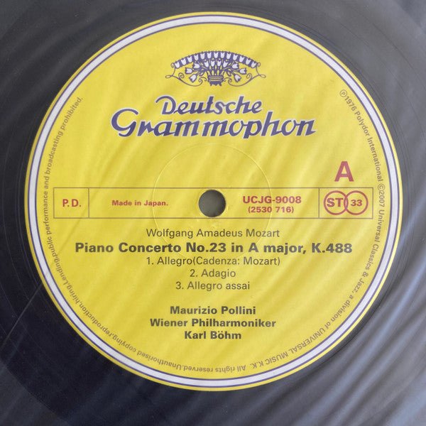 Wolfgang Amadeus Mozart - Klavierkonzerte = Piano Concertos K. 488 & K. 459 (Vinyl, LP, Reissue, Stereo) Very Good Plus (VG+) / Near Mint (NM or M-)