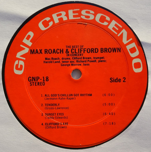 Clifford Brown And Max Roach - The Best Of Max Roach And Clifford B...