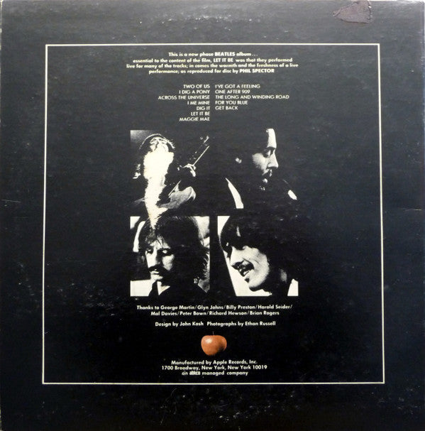 The Beatles - Let It Be (Vinyl, LP, Album, Stereo)
